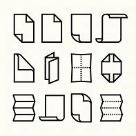 Image result for Folded Paper Icon
