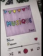 Image result for Page De Garde Musique Dessin