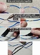 Image result for Soldering Wire Splice