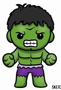 Image result for Hulk Cute Doodle