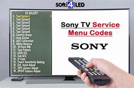 Image result for Sony TV Service Mode