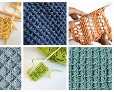 Image result for Types of Knit Stitches