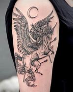 Image result for Black and White Unicorn Tattoo