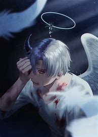 Image result for Demon Angel Anime Boy PFP