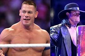 Image result for WWE Undertaker vs John Cena