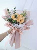 Image result for Champagne Tea Rose Bouquet