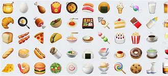 Image result for iPhone Food Emojis