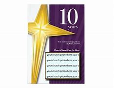 Image result for 10 Years Church Anniversary Logo