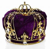 Image result for Purple King and Queen Crowns