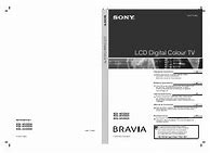 Image result for Sony BRAVIA LCD TV Manual