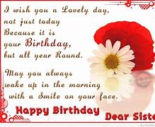 Image result for Happy Birthday Wishes to My Sister