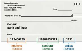 Image result for Bank Check Numbers