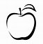 Image result for Solid White Apple Clip Art
