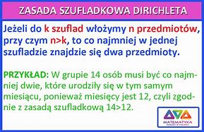 Image result for co_to_za_zasada_szufladkowa_dirichleta