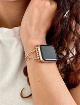 Image result for Rose Gold Apple Watch with Silver Band