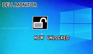 Image result for How to Unlock Dell Monitor