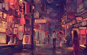 Image result for 4K Phone Anime City Wallpaper