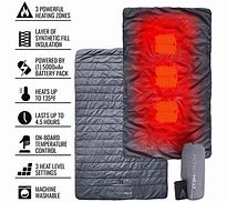 Image result for Battery Operated Heated Throw Blanket