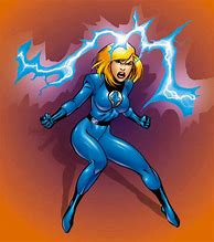 Image result for Invisible Woman Cartoon