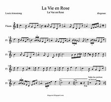 Image result for La Vie En Rose Trumpet Sheet Music