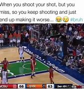 Image result for Missing NBA Shot Meme