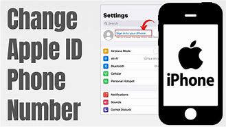 Image result for Change Apple ID Phone Number