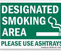 Image result for Smoking Zone Sign