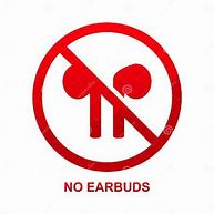 Image result for No Earbuds Clip Art