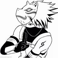 Image result for Coloring Pages of Kakashi