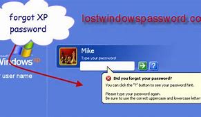 Image result for Windows XP Lost Password