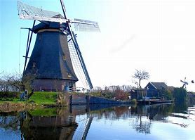 Image result for Windmills Netherlands Sun Sets