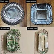 Image result for Paper Plate with Silver Food Container