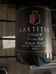 Image result for Laetitia Pinot Noir Black Label Block Y Clone 115 2A