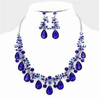 Image result for Royal Blue Jewelry Set