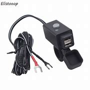 Image result for Motorcycle Chrome USB Charger