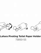 Image result for Pivoting Toilet Tissue Holder