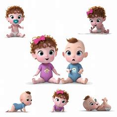 The Best Cartoon Characters 3d Collections on Turbosquid | Best cartoon characters, Cute cartoon girl, Cool cartoons