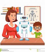 Image result for Robot Teacher Drawing