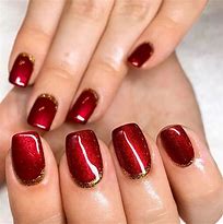 Image result for Winter Nail Designs Red
