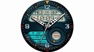 Image result for LCD Watch Face That Mimics Analog Face