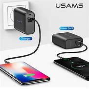 Image result for Power Bank Plug into Phone 2 for 1
