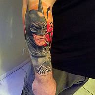 Image result for Lower Arm Batman Tattoo Designs
