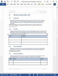 Image result for Instructions Template Word