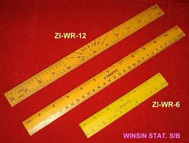 Image result for Wooden Ruler 6 Inch