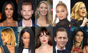 Image result for Top Ten Celebrities