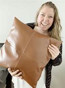 Image result for Faux Leather Accent Pillows