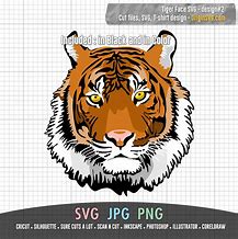 Image result for Tiger Face SVG Free
