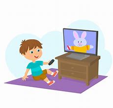 Image result for Children Watching TV Clip Art