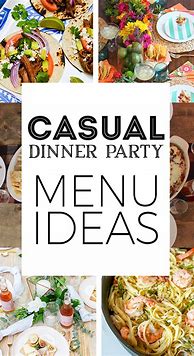 Image result for Dinner Menu Small