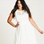 Image result for Plus Size White Party Dresses